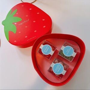 Sugarfina Strawberry Candy Trio Gift Box